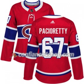 Adidas Maillot de Hockey Montreal Canadiens Max Pacioretty 67 2017-2018 Rouge Authentic - Femme